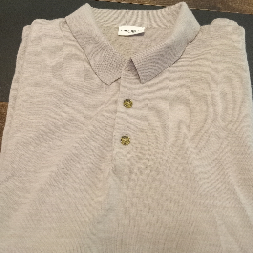 John Henric Merino Wool Polo